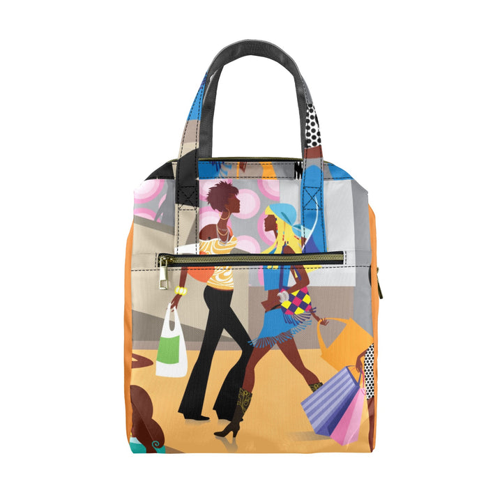 Girl We Luv Shopping Lunch Bag