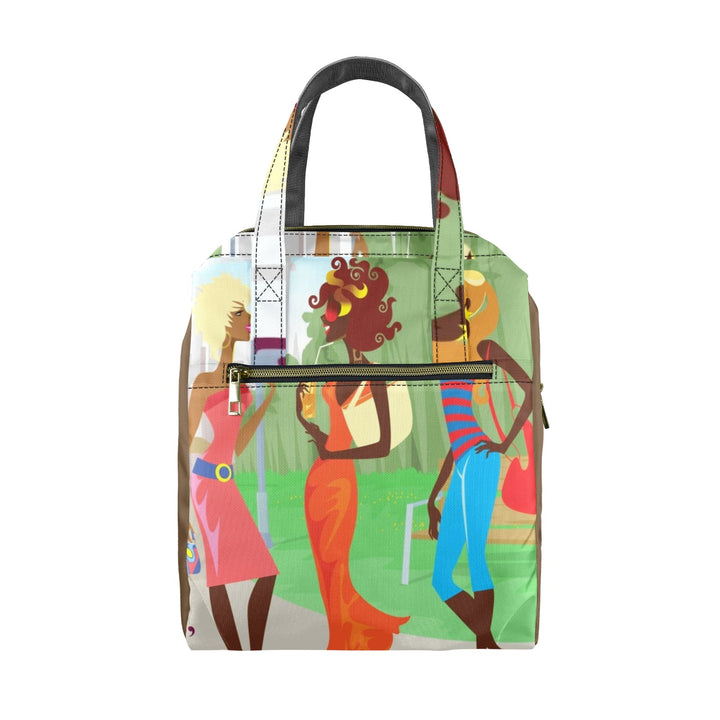 Girl 3 Divas in The Park Lunch Bag