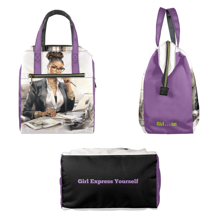Girl Business As Usual Lunch Bag