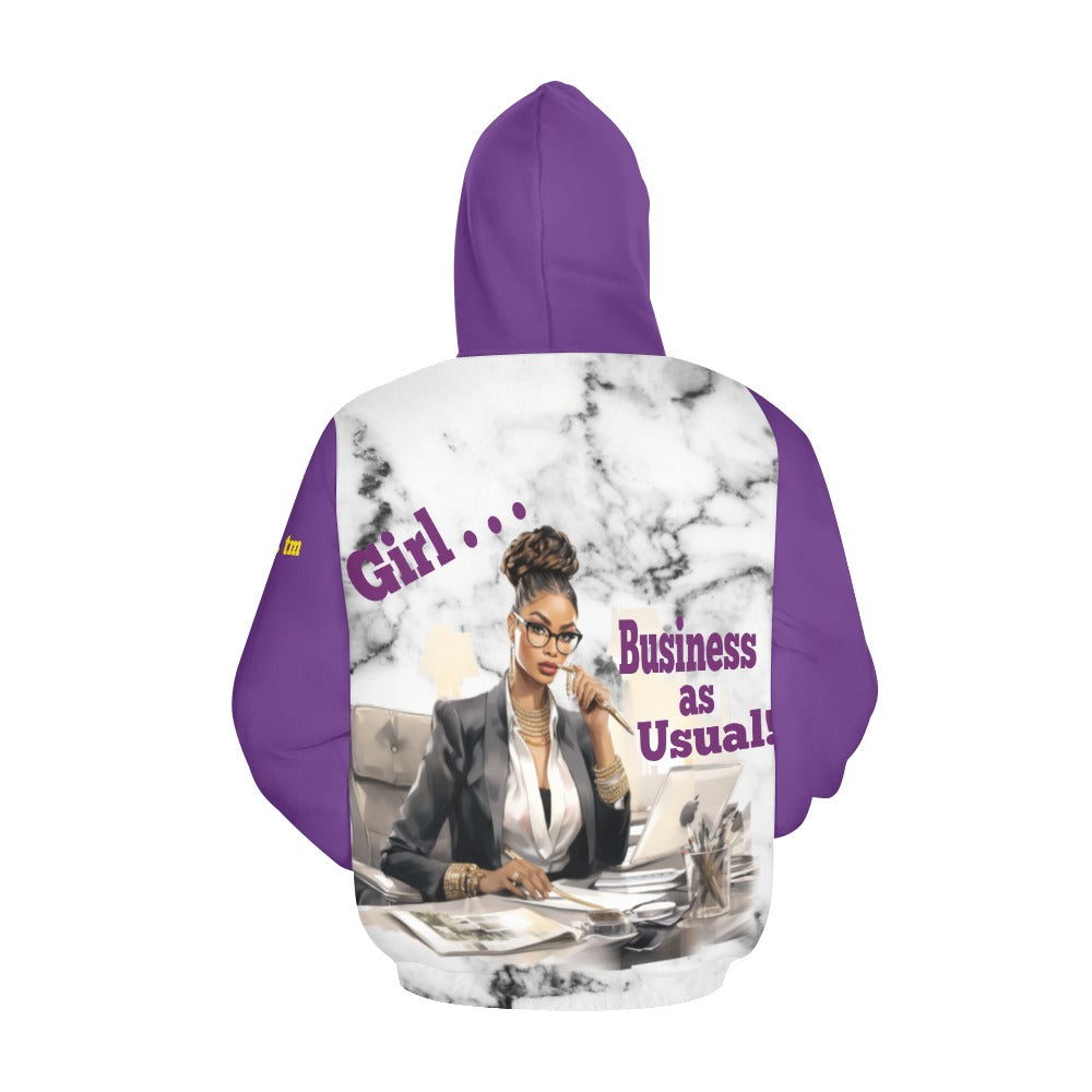 Girl Business As Usual Hoodie