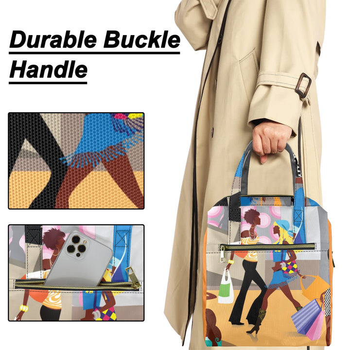 Girl We Luv Shopping Lunch Bag