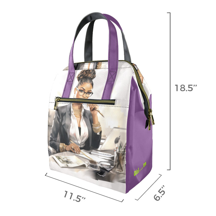 Girl Business As Usual Lunch Bag