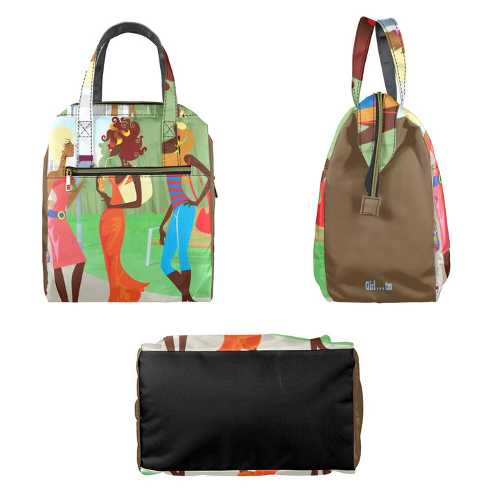 Girl 3 Divas in The Park Lunch Bag