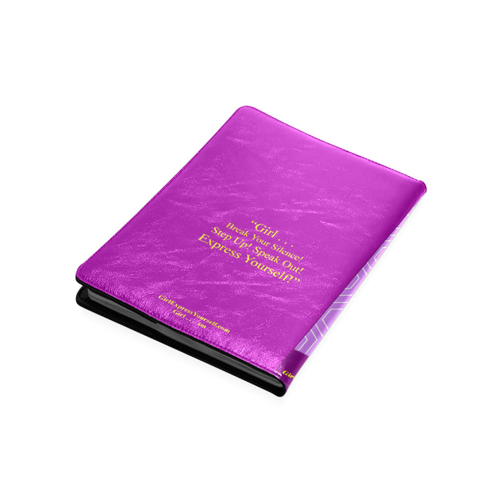 Girl 2 Stop a Wound, Stop Reliving It Custom Notebook