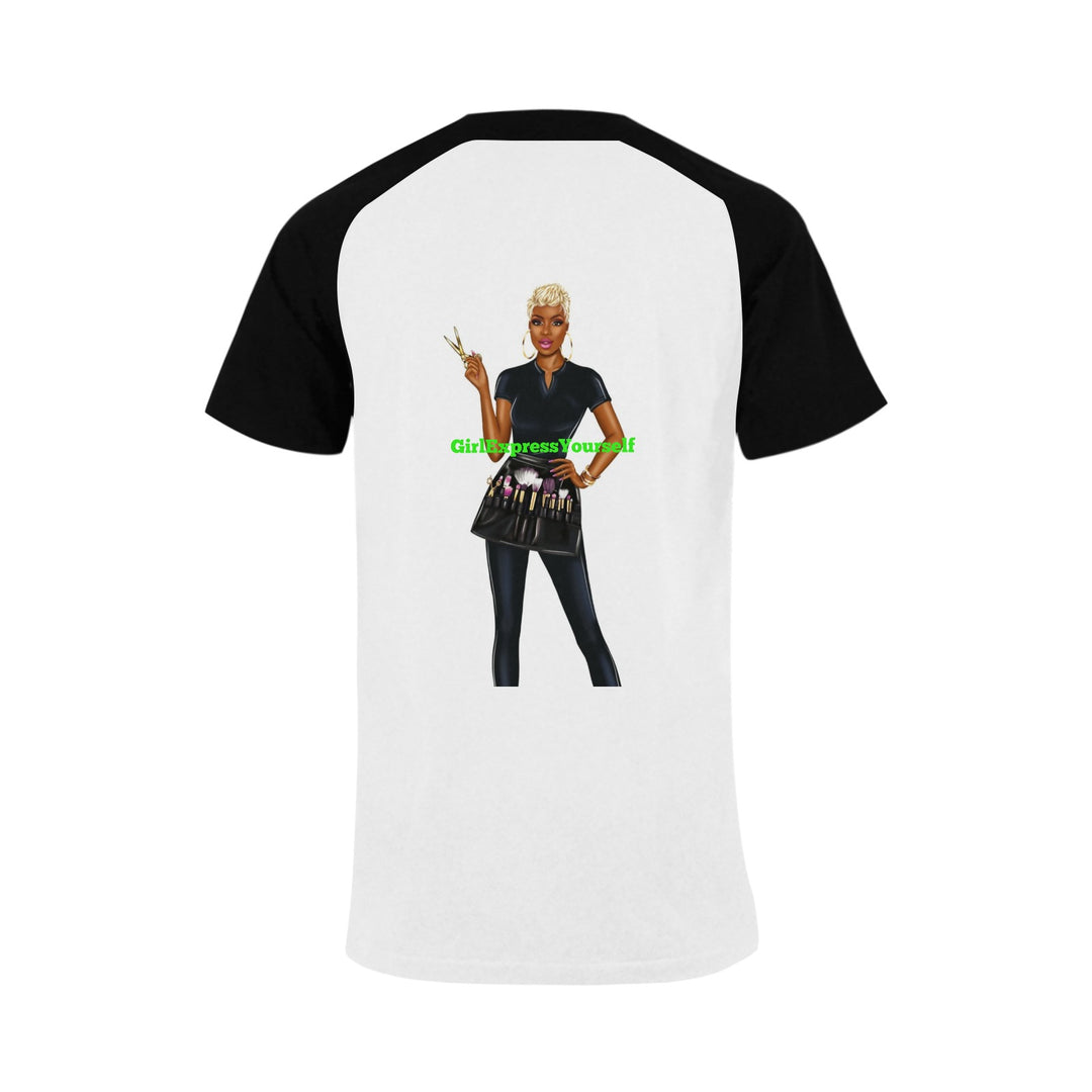 Girl I Play w/Scissors Designer T-Shirt