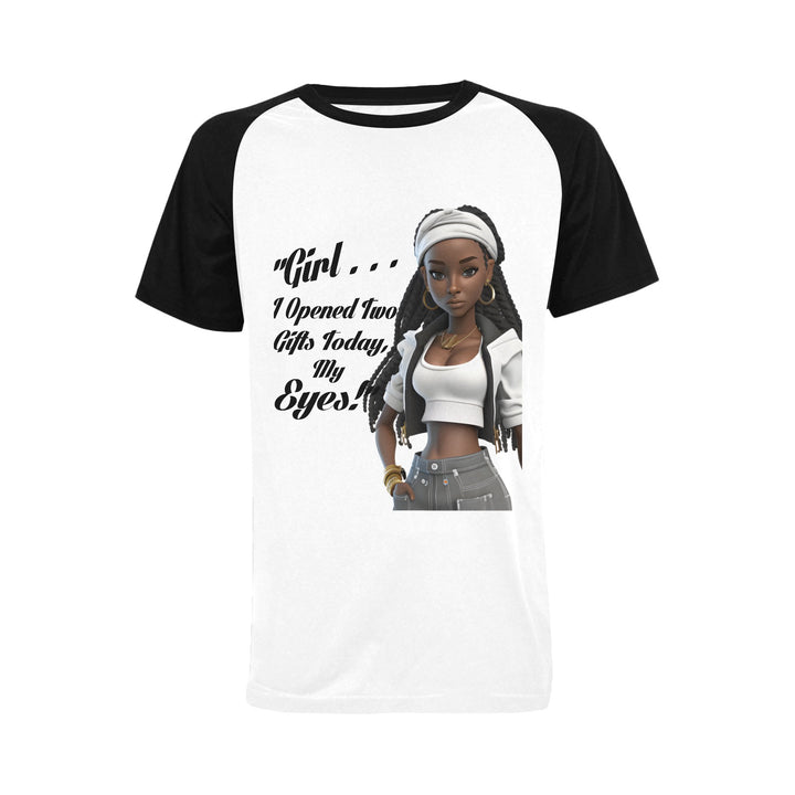 Girl I Opened 2 Gifts Today Designer T-Shirt