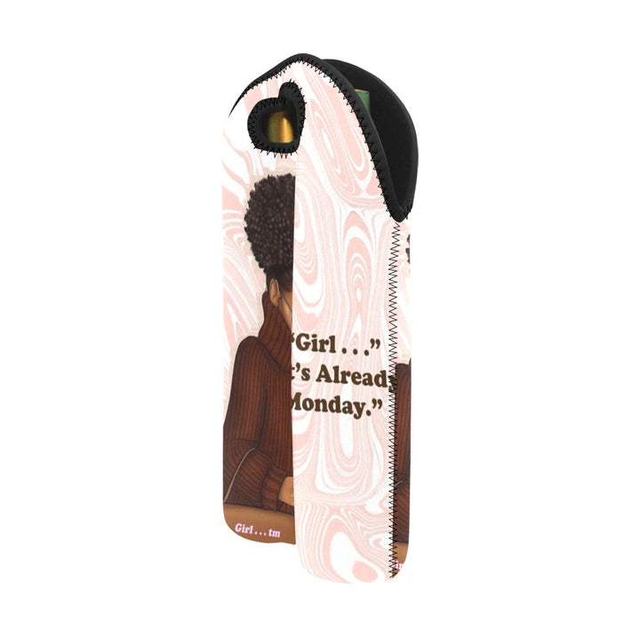 Girl It's Already Monday 2-Bottle Wine Carrier