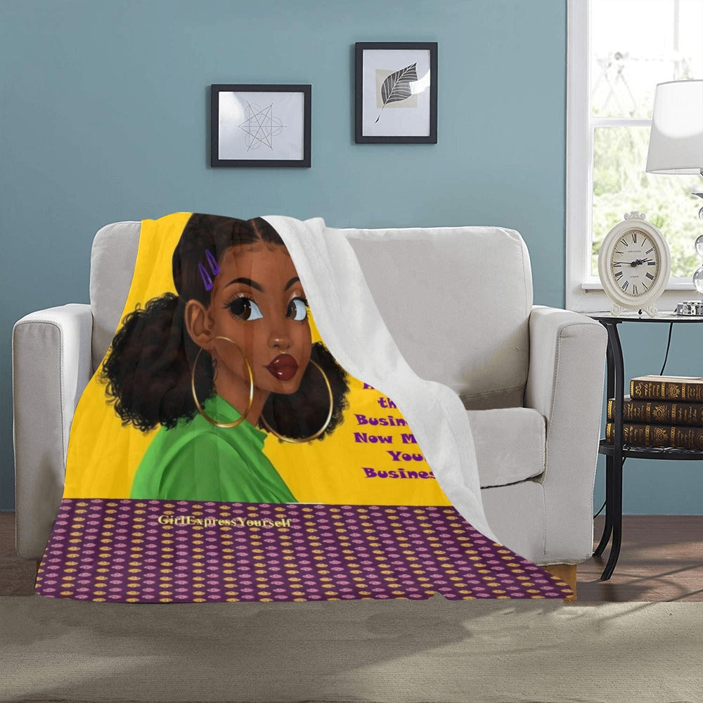 Girl I Am The Business Ultra-Soft Throw