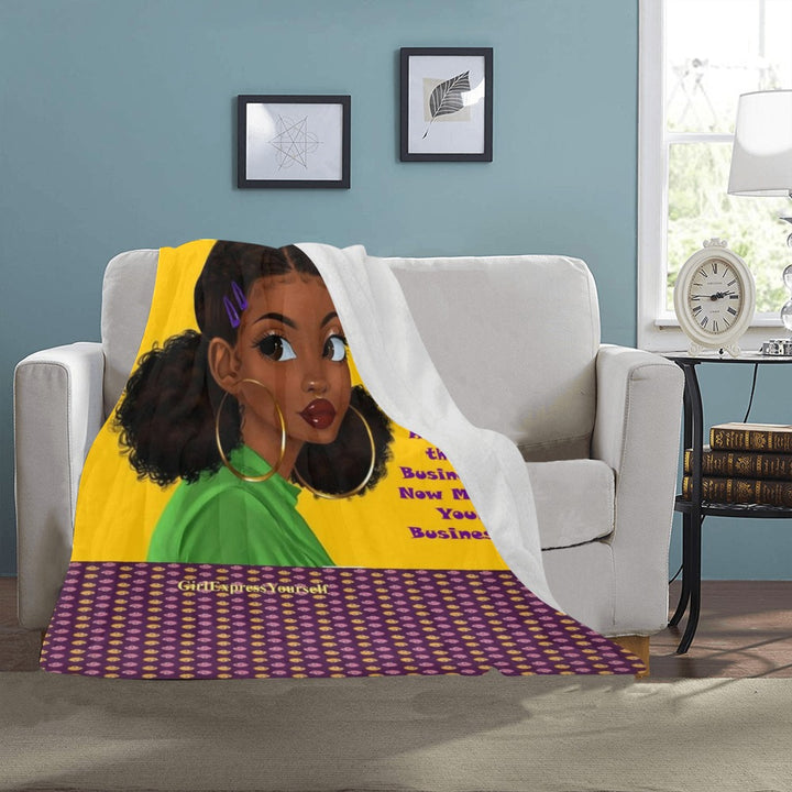 Girl I Am The Business Ultra-Soft Throw