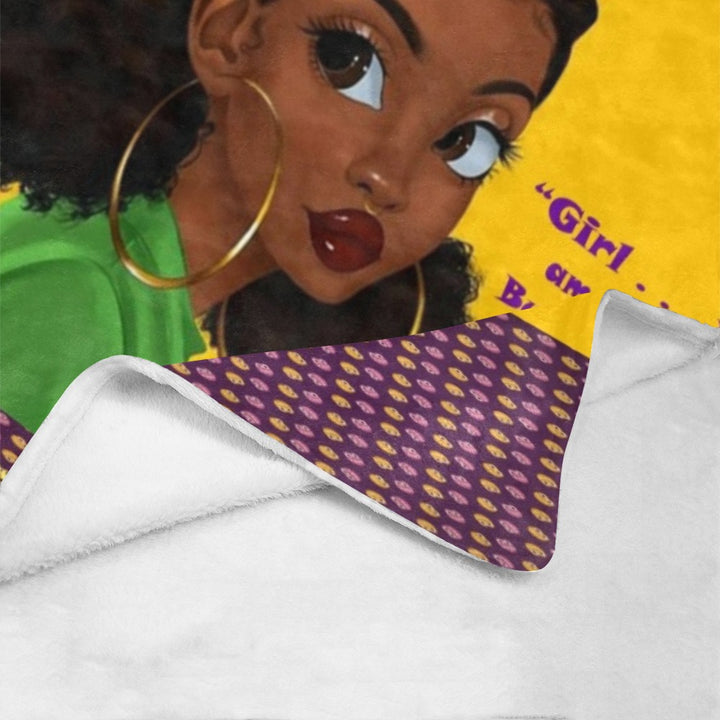 Girl I Am The Business Ultra-Soft Throw