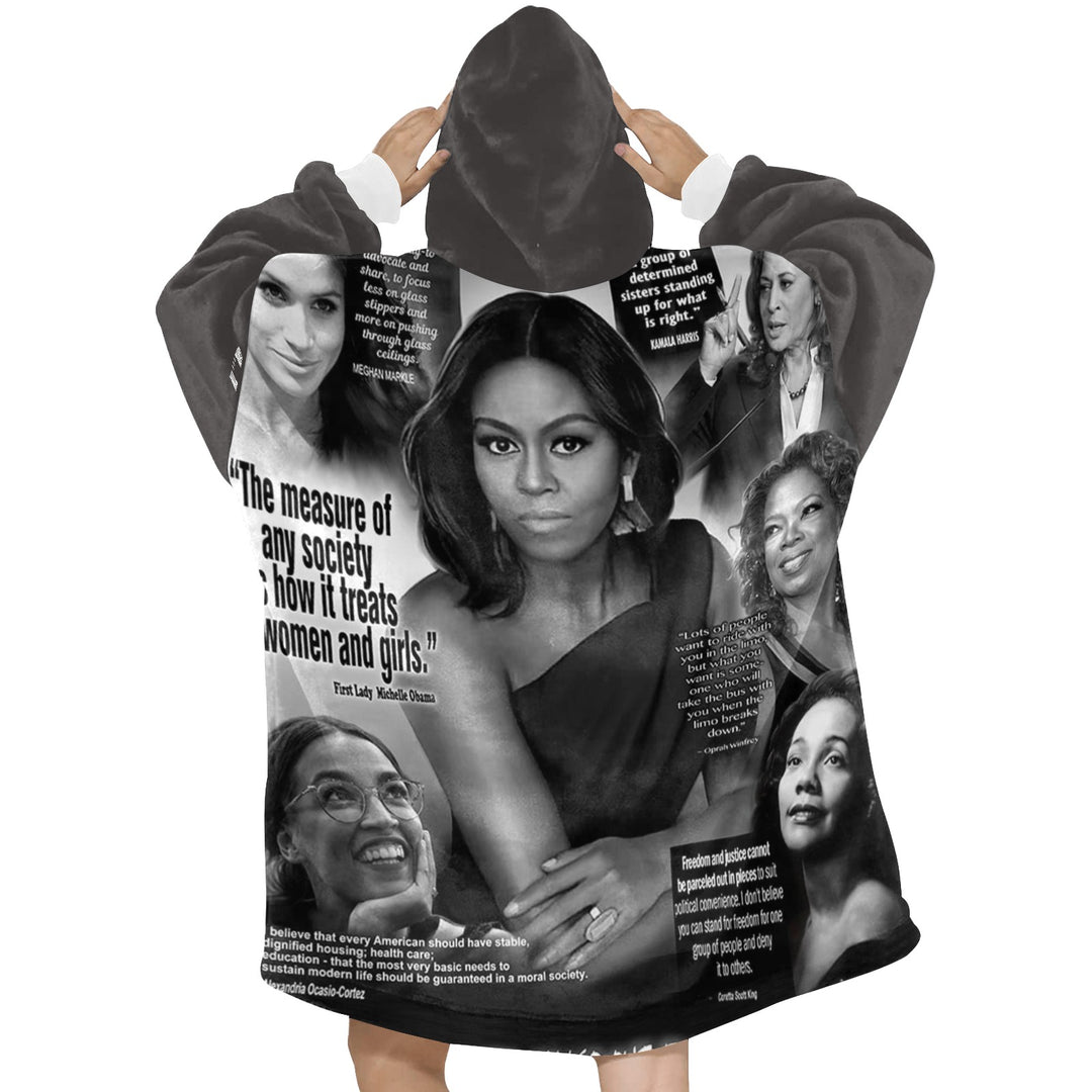 Girl Many Women R Called Blanket Hoodie