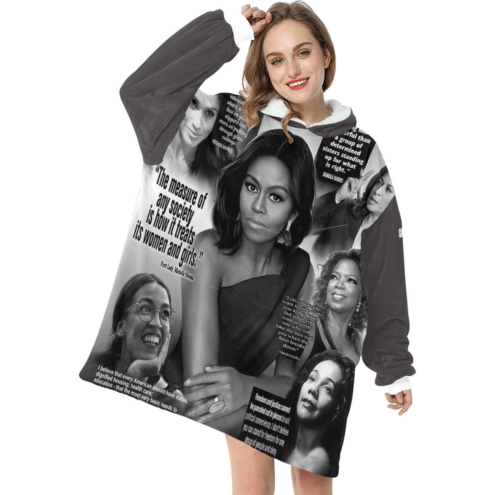 Girl Many Women R Called Blanket Hoodie