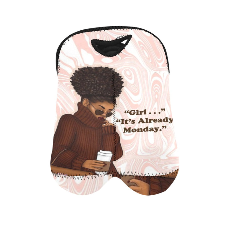 Girl It's Already Monday 2-Bottle Wine Carrier