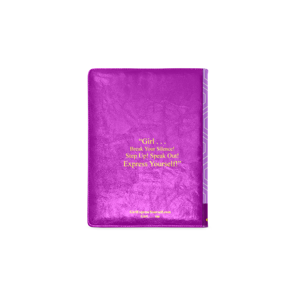 Girl 2 Stop a Wound, Stop Reliving It Custom Notebook