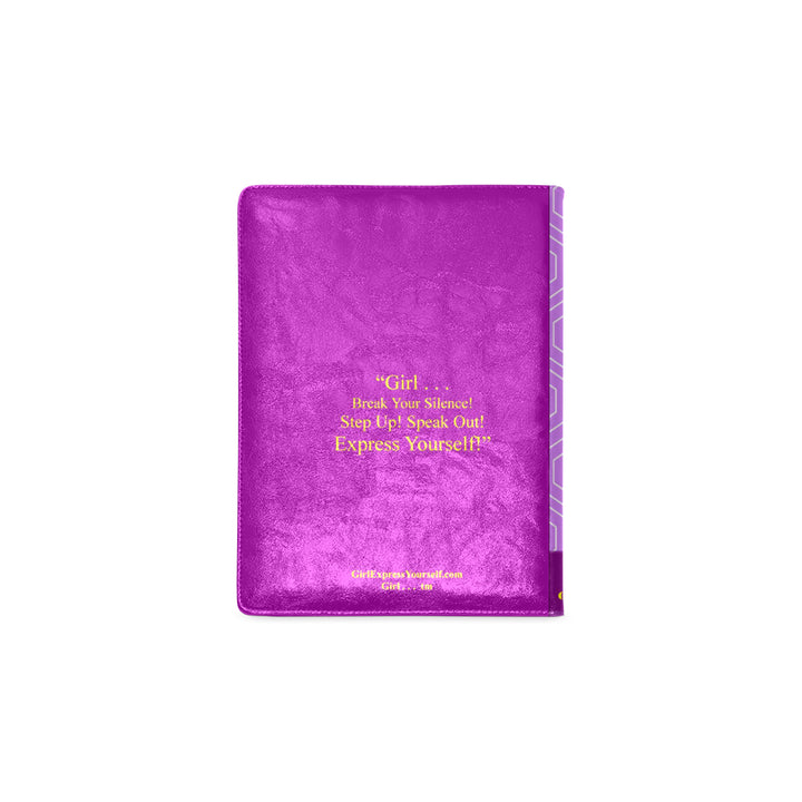 Girl 2 Stop a Wound, Stop Reliving It Custom Notebook
