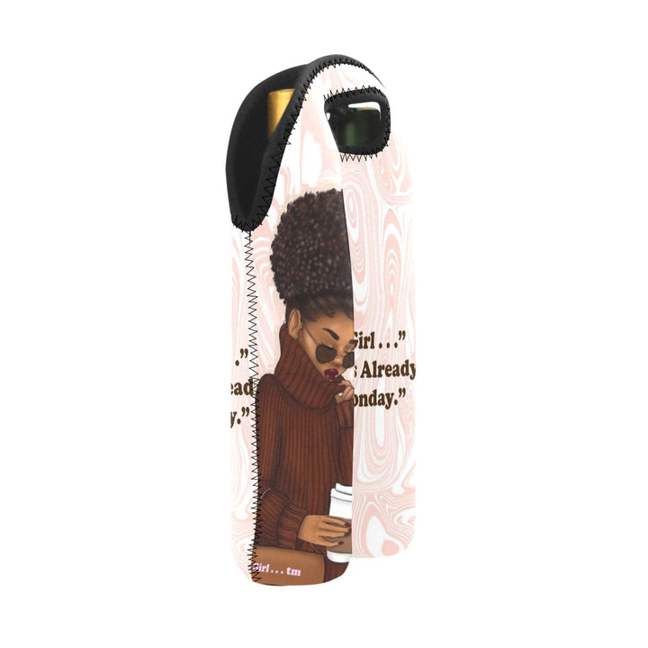 Girl It's Already Monday 2-Bottle Wine Carrier