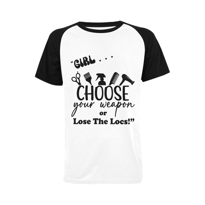 Girl Choose Your Weapon Designer T-Shirt