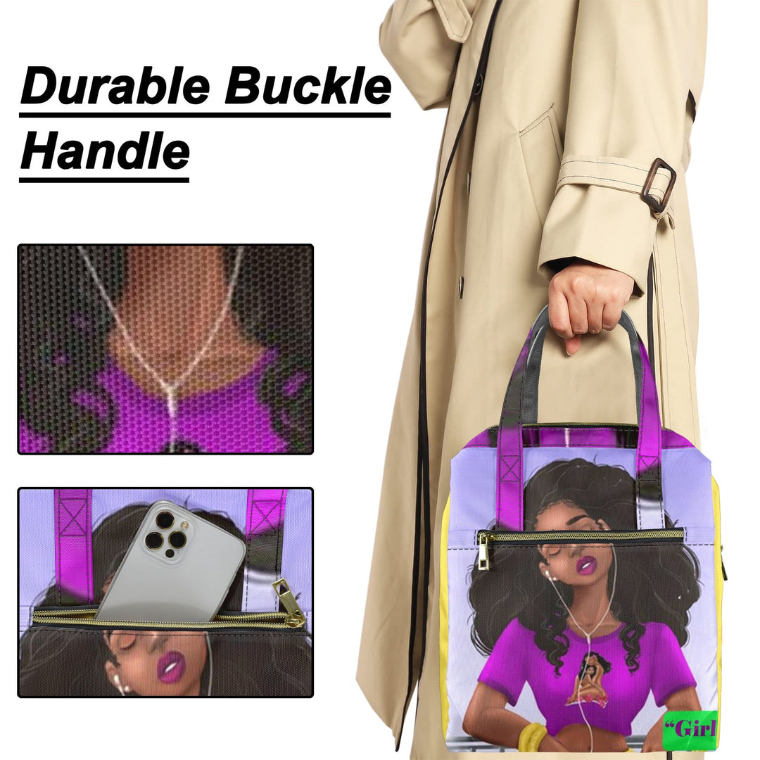Girl Relax and Chill Lunch Bag