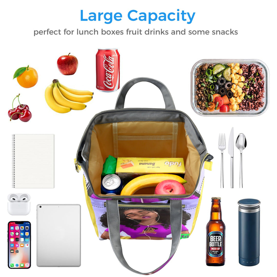Girl Relax and Chill Lunch Bag