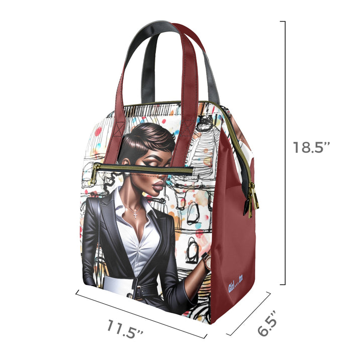 Girl I Am The Boss Lunch Bag