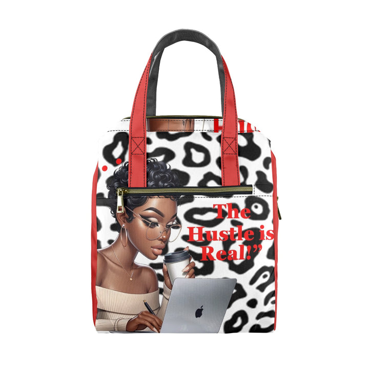 Girl The Hustle is Real Lunch Bag