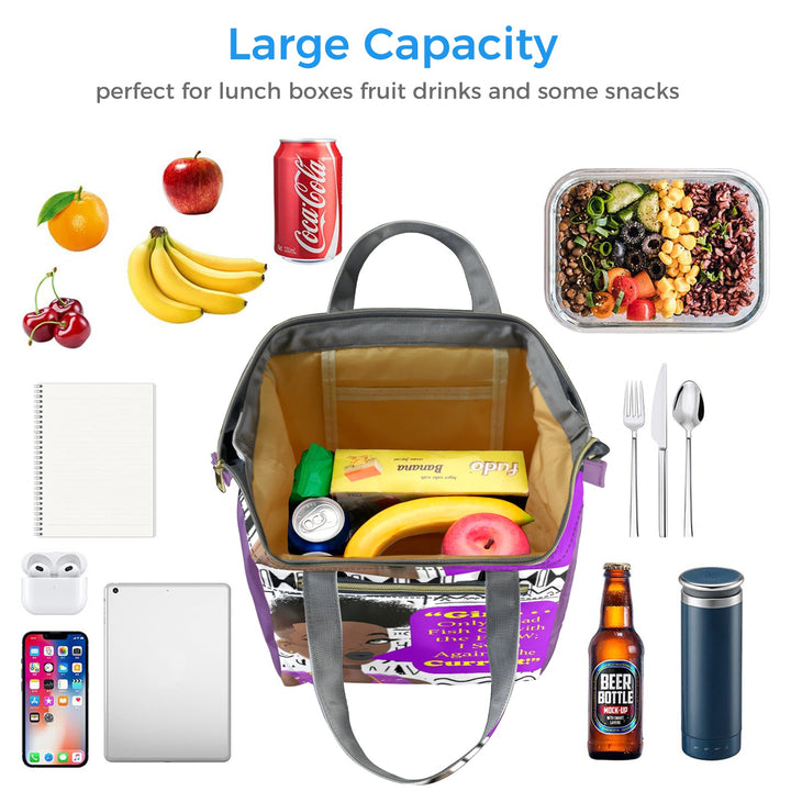 Girl I Flow with the Current Lunch Bag